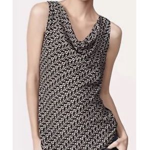 CABI Cat Love Cowl Neck Sleeveless Top 🐈
